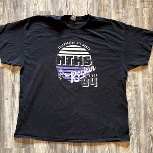 NTHS Rockin' Since '84 T-Shirt Black 2XL – Celebrating CTE Month Graphic Tee Ret